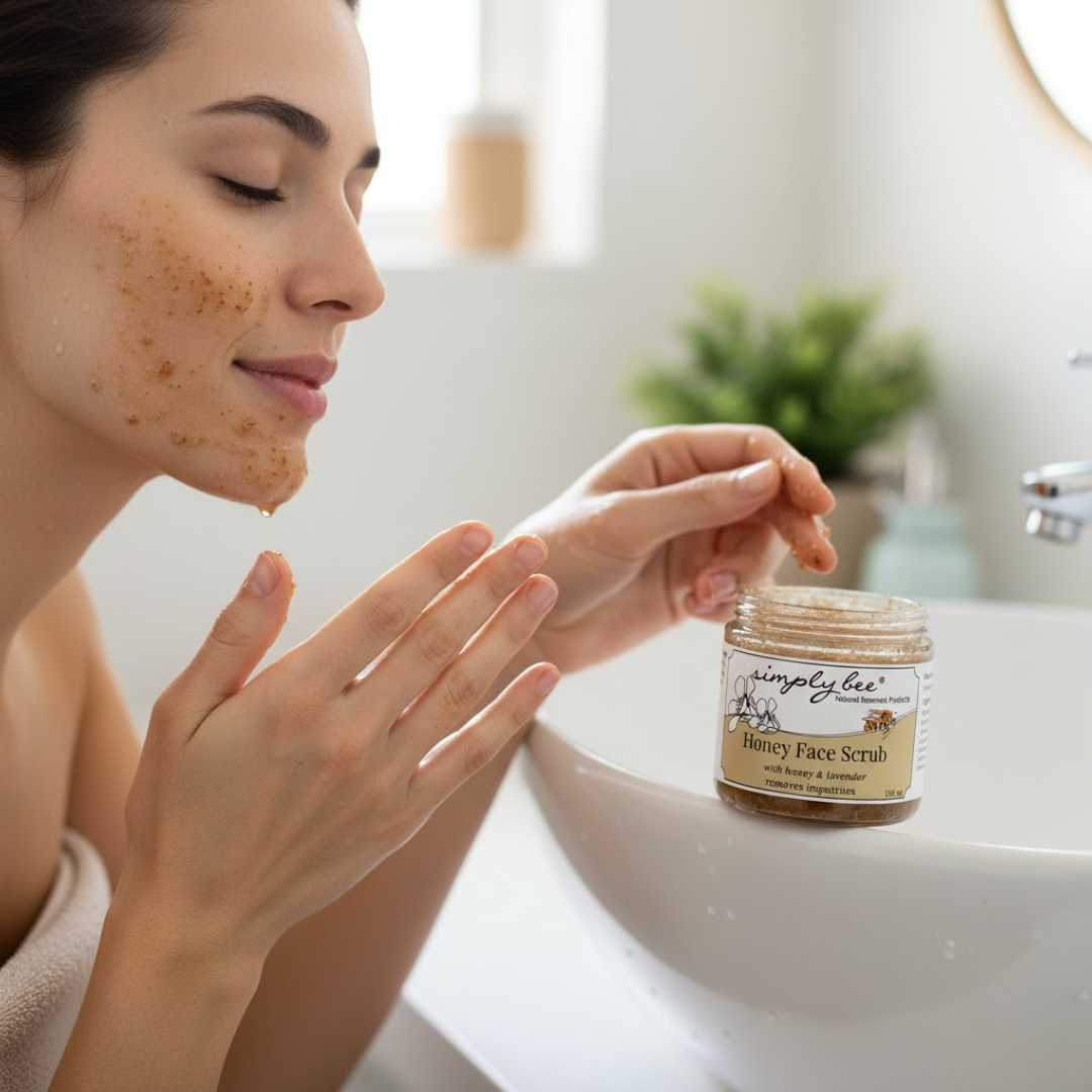 100ml Honey Face Scrub - Image 2