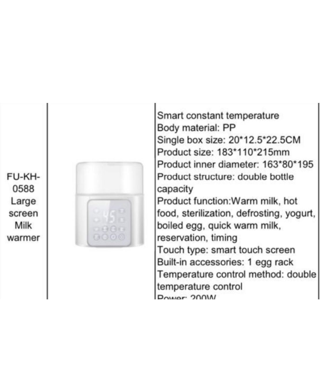 Double Baby Bottle Warmer - Image 2