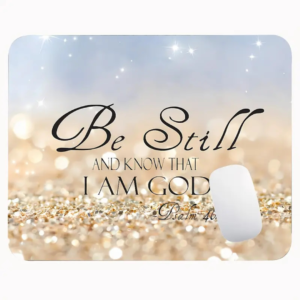 Waterproof Mouse Pad - Psalm 46:10