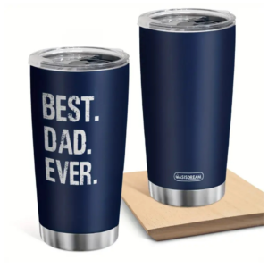 Navy Blue Tumbler - Best Dad Ever