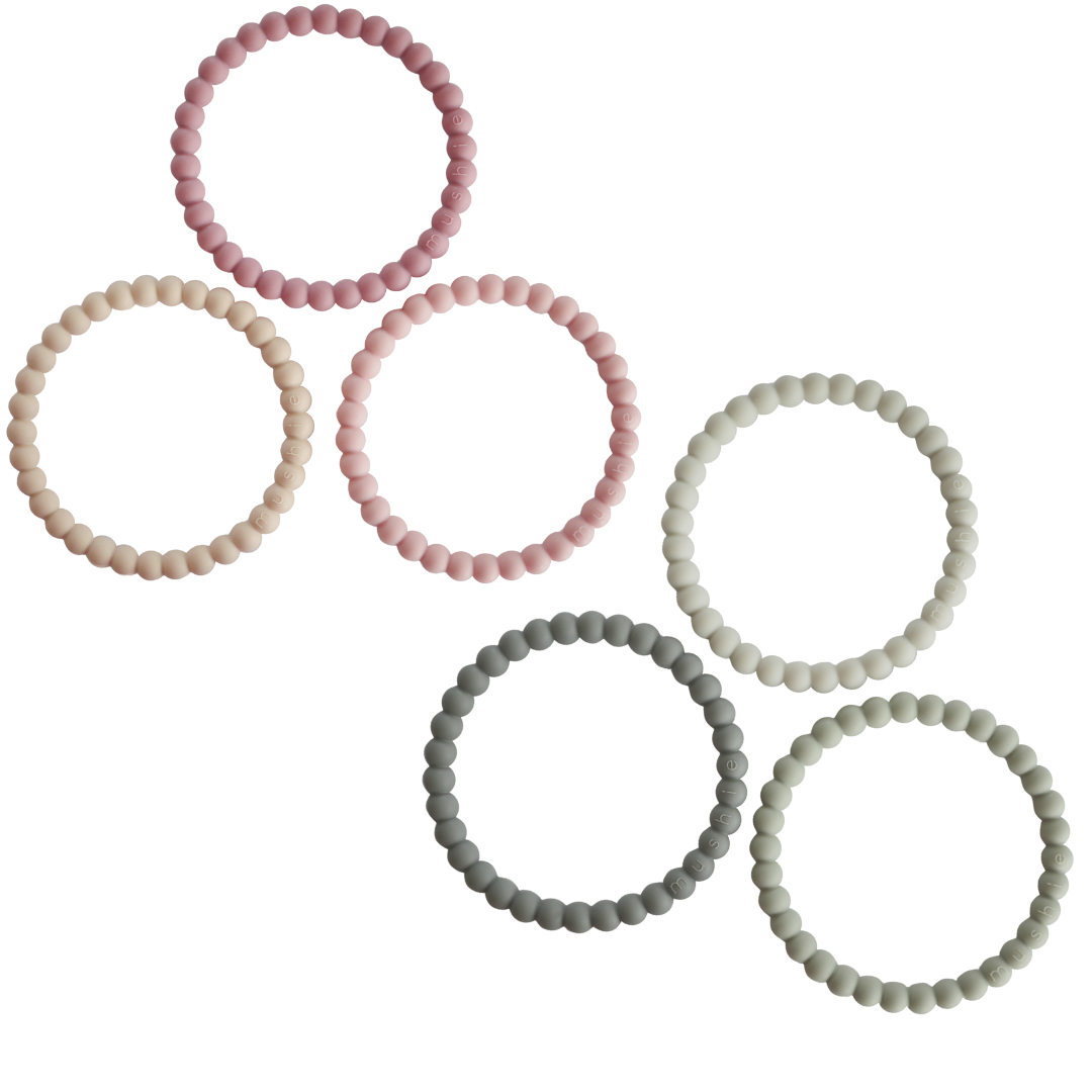 Mushie Pearl Teether Bracelet