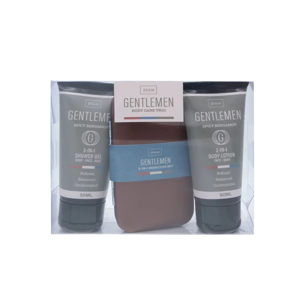 Men’s Body Care Gift Set – 3 Piece Spicy Bergamot Trio