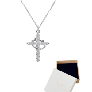 cross necklace women 925 sterling silver