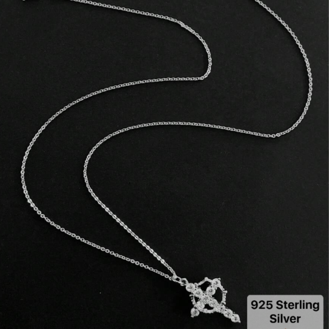 Cross Necklace Women – 925 Sterling Silver Faith Jewelry - Image 3