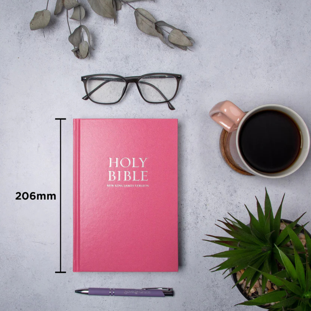 Hardcover NKJV Pink Bible - Image 7