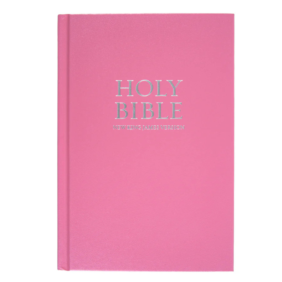 Hardcover NKJV Pink Bible