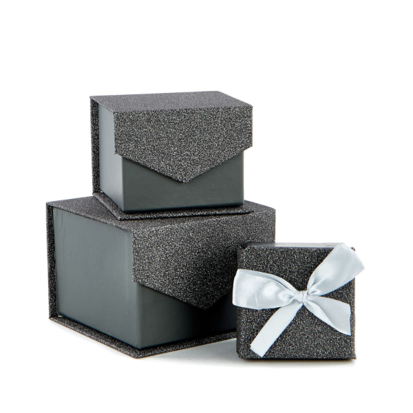 Jewellery Gift Box - Black Sparkle