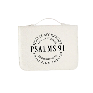 White Multifunctional Storage Bag - Psalm 91