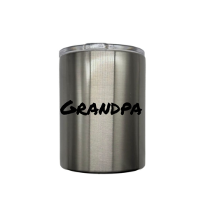 350ml Smooth Sips Silver Tumbler – Grandpa