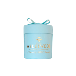 Small Light Blue Hat Box – Almond & Milk Choc