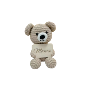 Crocheted Teddy Bear - Mama