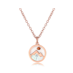 Rose Gold Faith Necklace β Mustard Seed