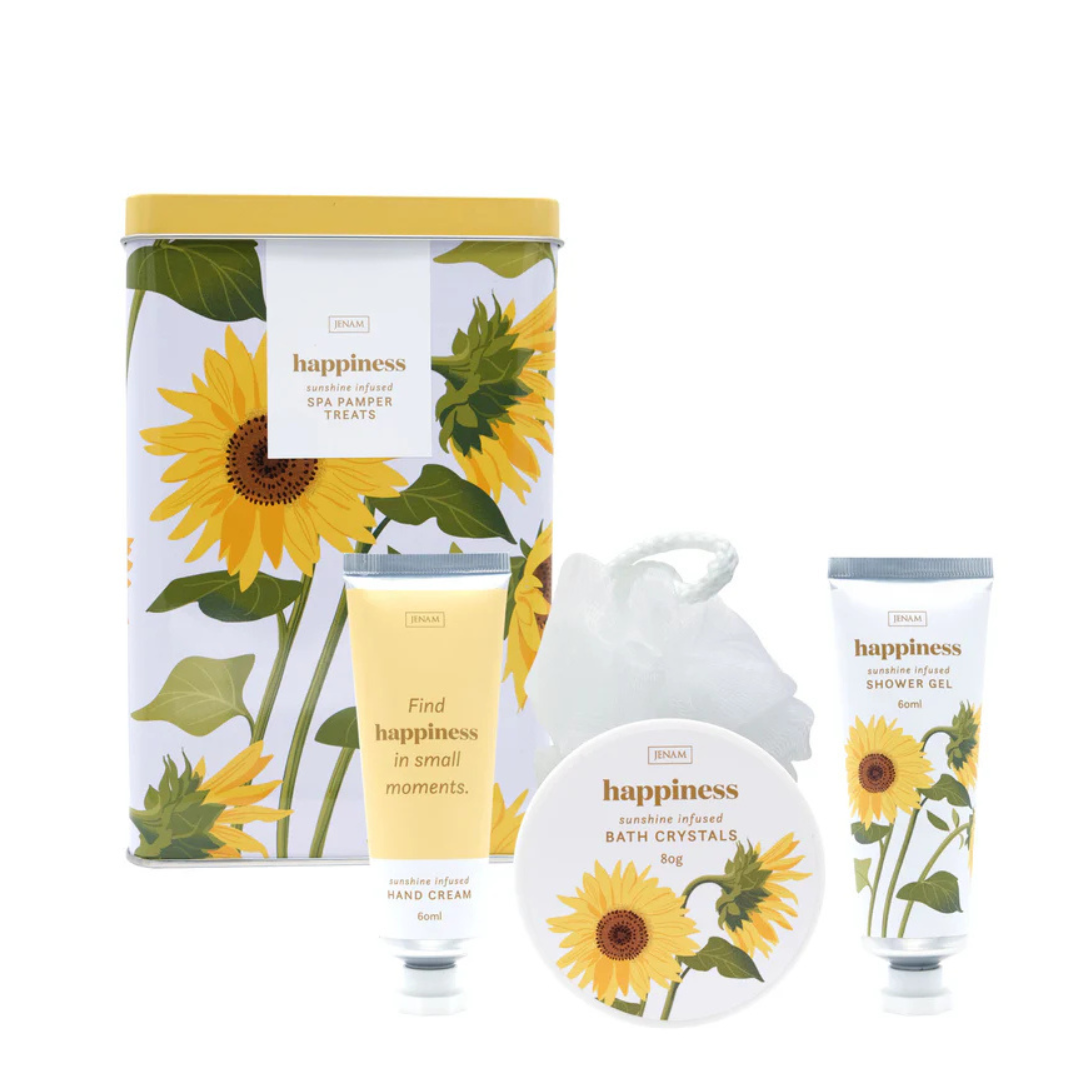 Sunflower Spa Pamper Treats – 3 Piece Luxury Gift Set - Image 2