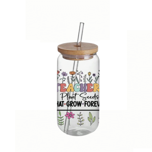 Glass Cup - Teachers Plant Seeds