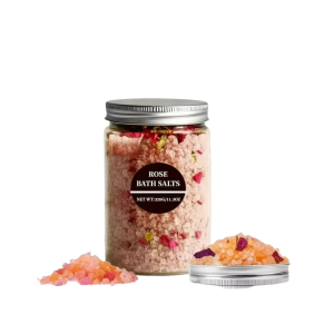 320g Himalayan Bath Salt Rose