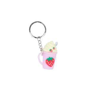 Milkshake Cup Keyring | Cute Mini Drink Keychain Accessory & Gift