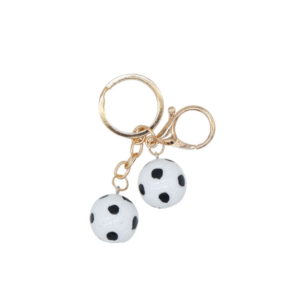 Soccer Ball Keyring | Sports Keychain Accessory & Gift for Football Fans