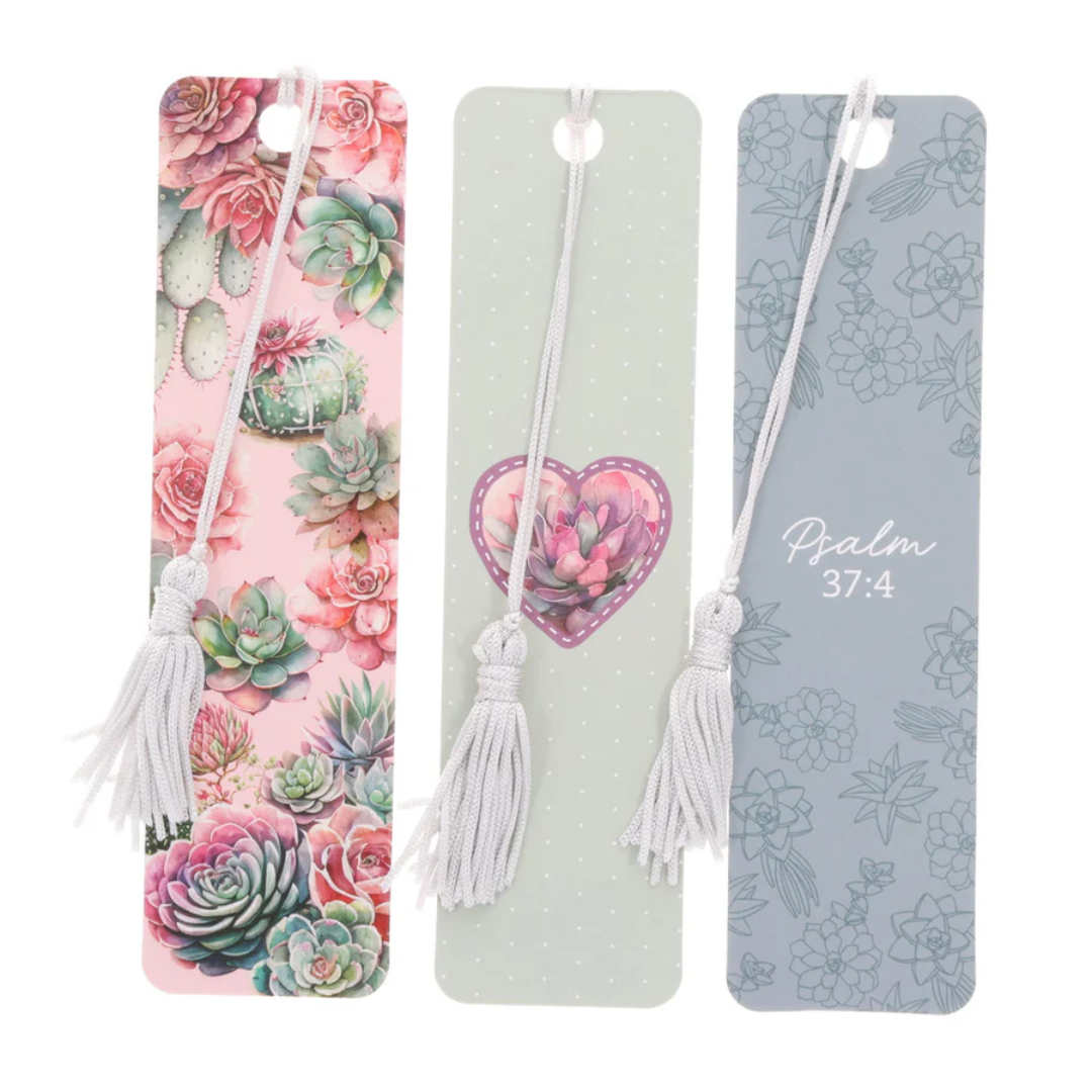 Afrikaans Bookmark Set with Tassels | Vind Vreugde in die Here 3-Piece - Image 2
