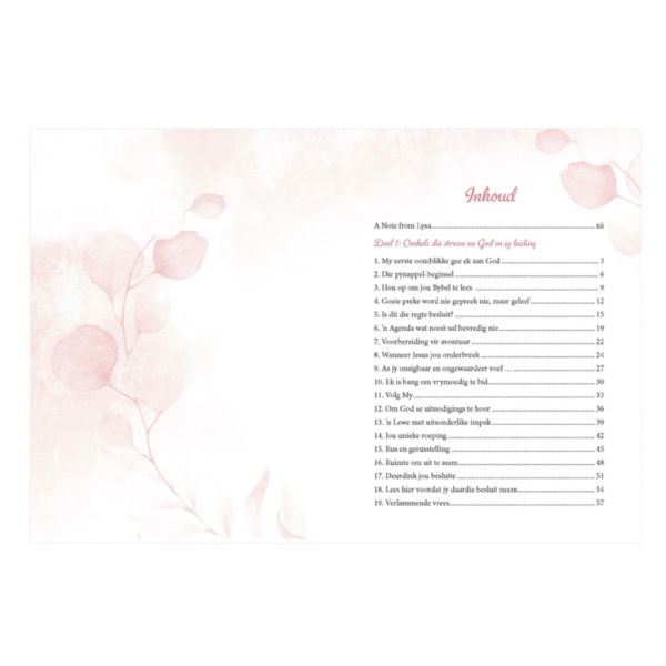 Omhels 100 Oordenkings Hardeband | Afrikaans Christian Devotional Book - Image 4