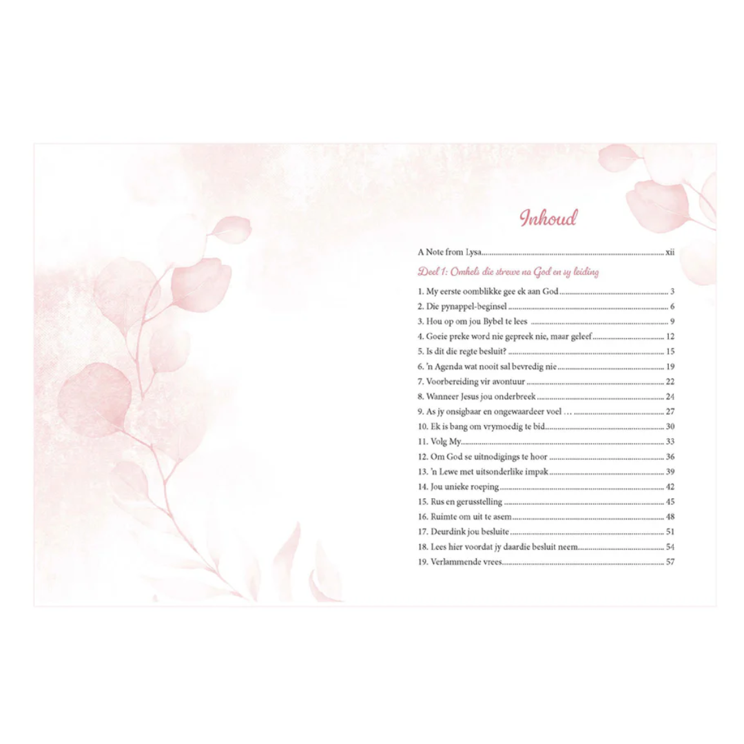Omhels 100 Oordenkings Hardeband | Afrikaans Christian Devotional Book - Image 4