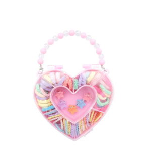 Hairbands in Heart Case – Cute Kids Hair Accessory Gift Set for Girls