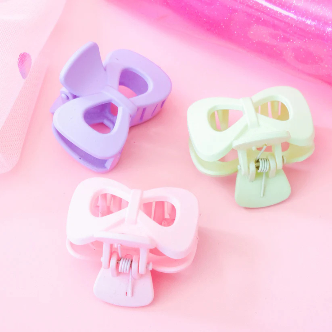 Bow Hair Clamps 3pc – Cute Kids & Toddler Hair Accessories Set for Girls - Image 2