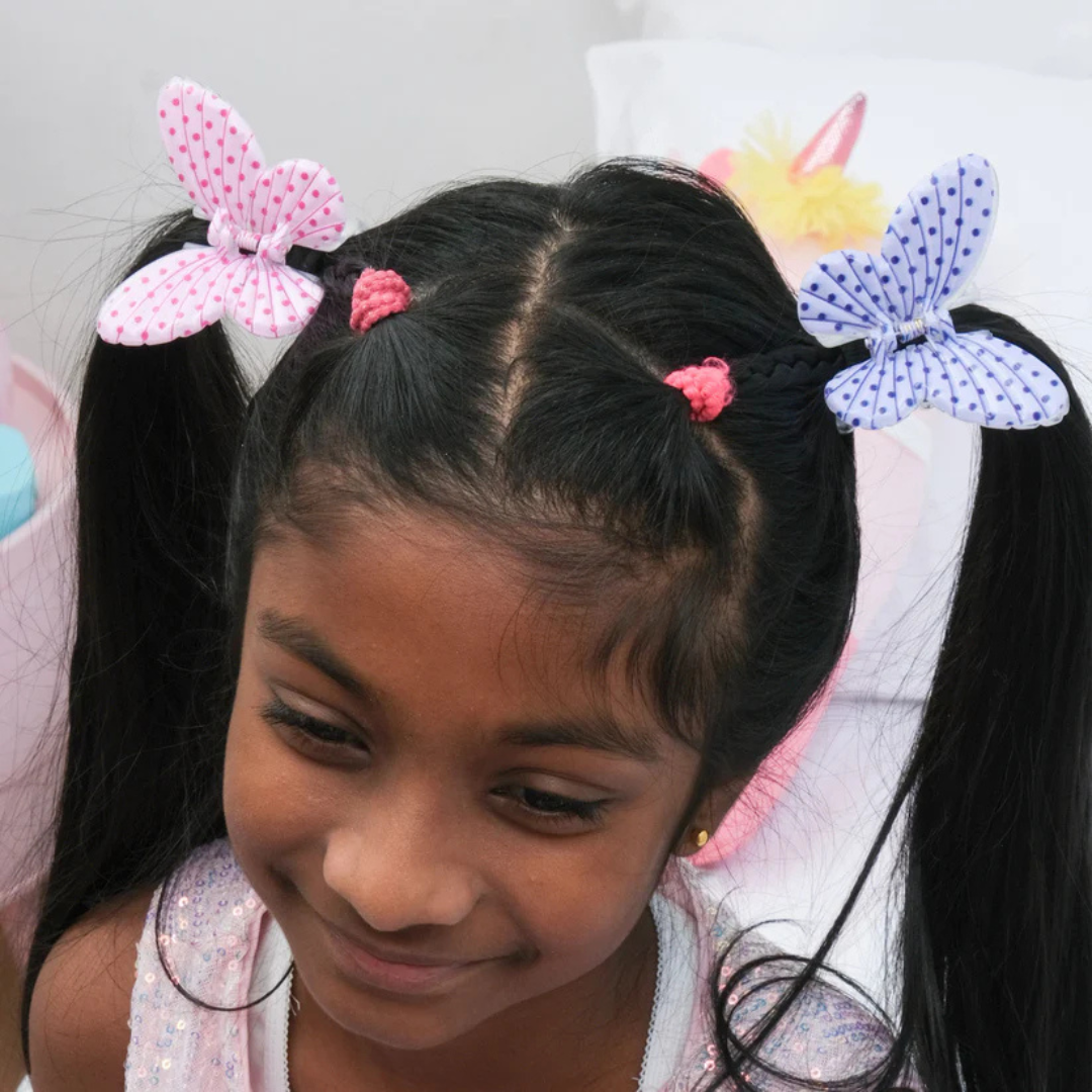 Toddler Butterfly Hair Clamps 2pc – Cute Kids Hair Accessories Set - Image 2