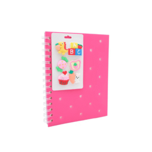 Pink Notebook with Charms β Stylish Journal Gift Set for Teachers & Students