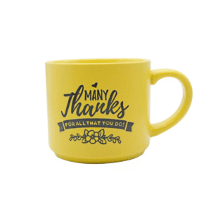Many Thanks Teacher Mug – Appreciation Coffee Cup Gift for Educators