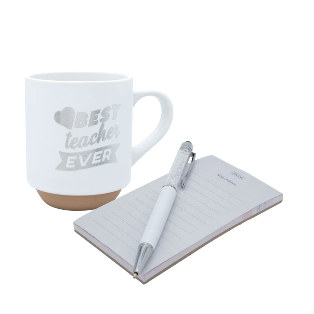 Teacher Mug, Pen & Notepad Set – Practical Thank You Gift for Educators - Image 3