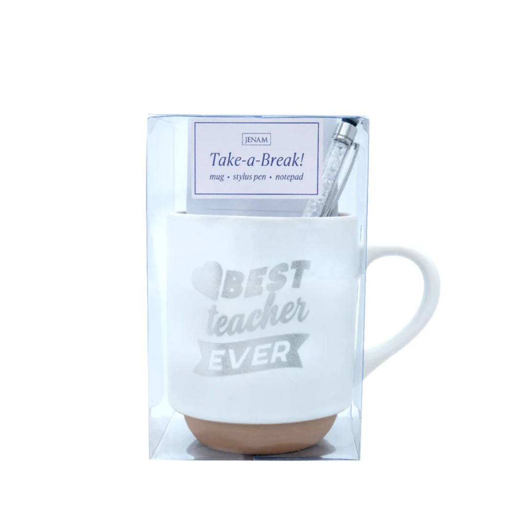 Teacher Mug, Pen & Notepad Set – Practical Thank You Gift for Educators