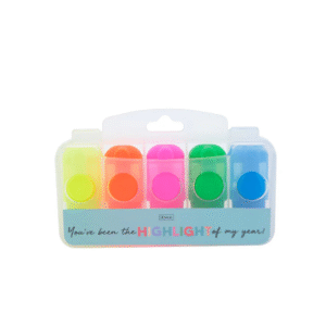5Pc Teachers Highlighter Set – Practical Thank You Gift for Educators
