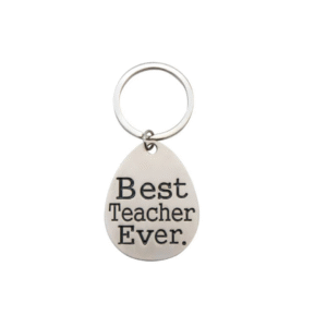 Best Teacher Ever Keyring – Thank You Gift for Teachers & Educators