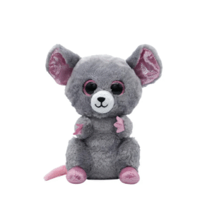 Plush Grey Mouse Toy – Soft Cuddly Stuffed Animal for Kids & Collectors