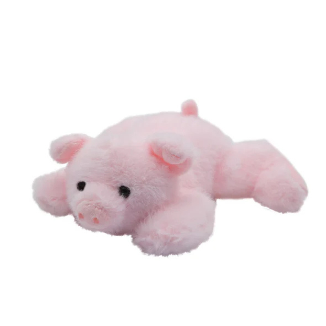 Petite Plush Pig Toy with Weighted Feet – Soft & Cuddly Stuffed Animal