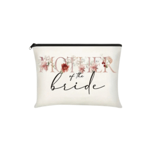 Mother of the Bride Cosmetic Bag – Elegant Wedding Makeup Pouch