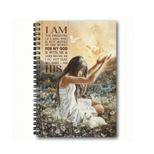 Inspirational Spiral Notebook Journal β I Am the Daughter of a King