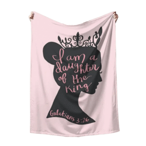 Women’s Bible Verse Throw Blanket – Inspirational Cozy Fleece Throw