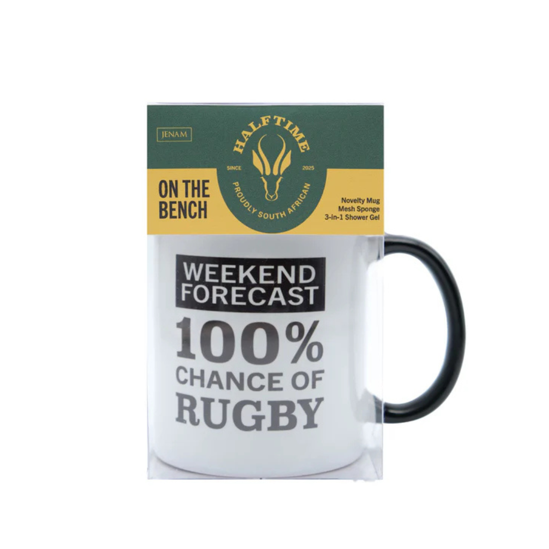 3-in-1 Bath & Shower Gift Set – Gel, Mesh Sponge & Novelty Mug