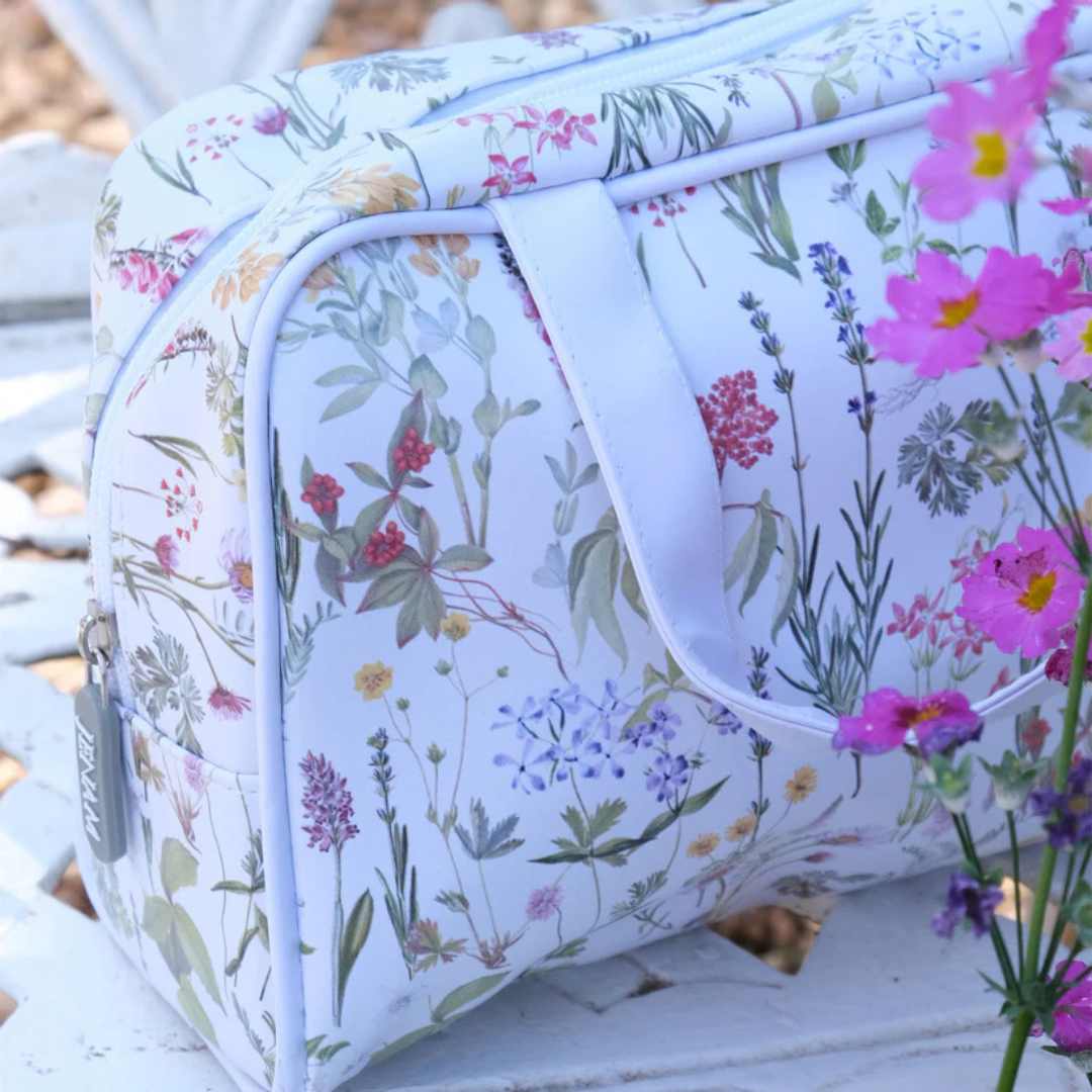 Floral Toiletry Bag – Stylish Travel Makeup & Cosmetic Organizer for Women - Image 2