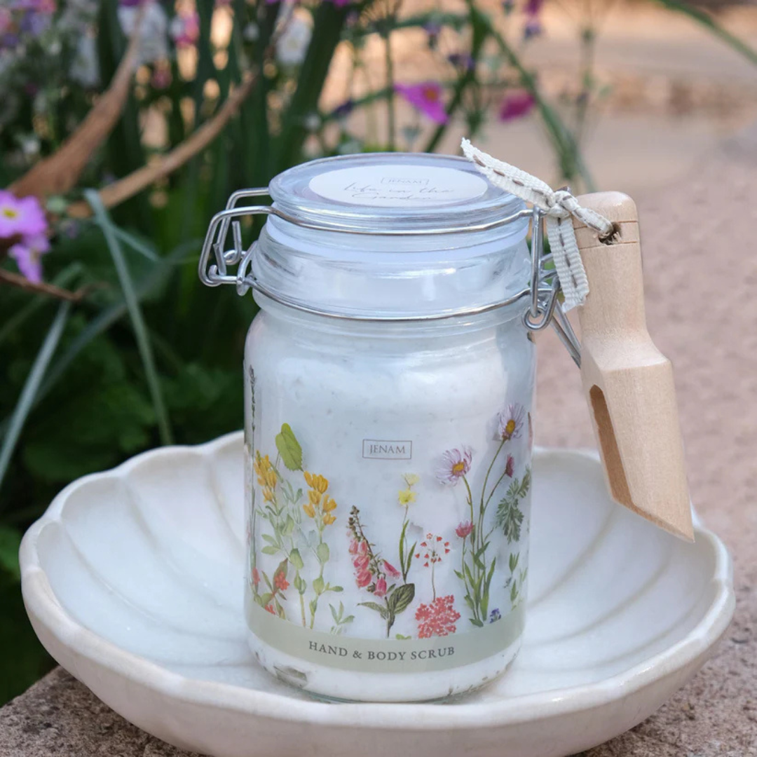 Hand & Body Scrub with Wooden Scoop – Exfoliating & Moisturising Care - Image 2