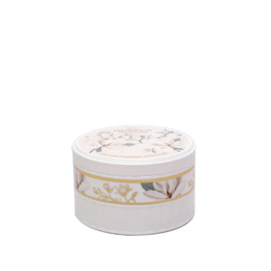 140g Magnolia Talc Container with Puff