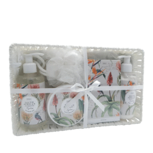 Botanical Gift Basket – 5 Piece Self-Care Set