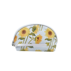 Sunflower Oval Cosmetic Bag - 20x13cm