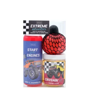 Extreme Adventure Bath Gift Set – Shower Gel, Slime & Squishy Toy for Kids