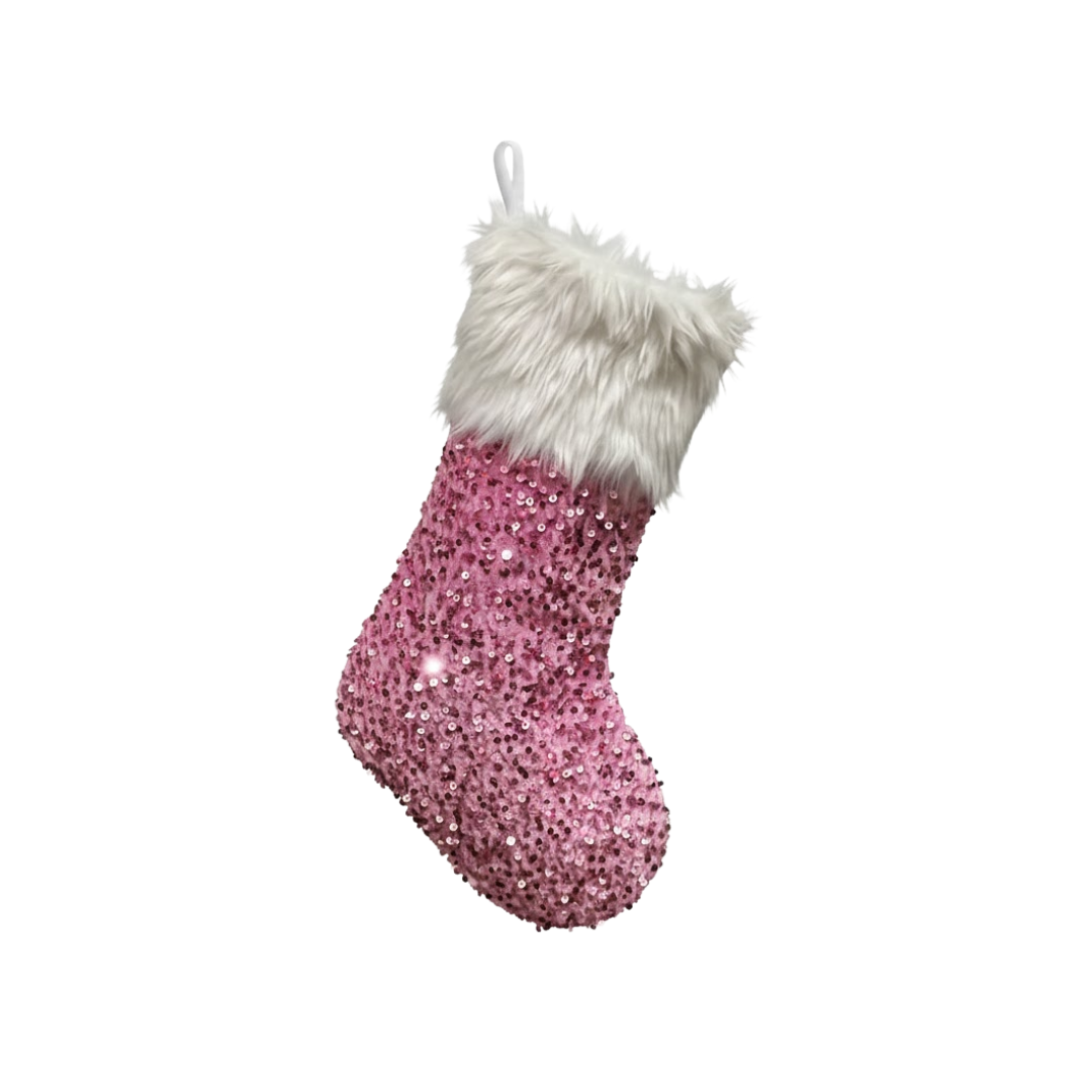 Sequins Christmas Stocking - Image 2