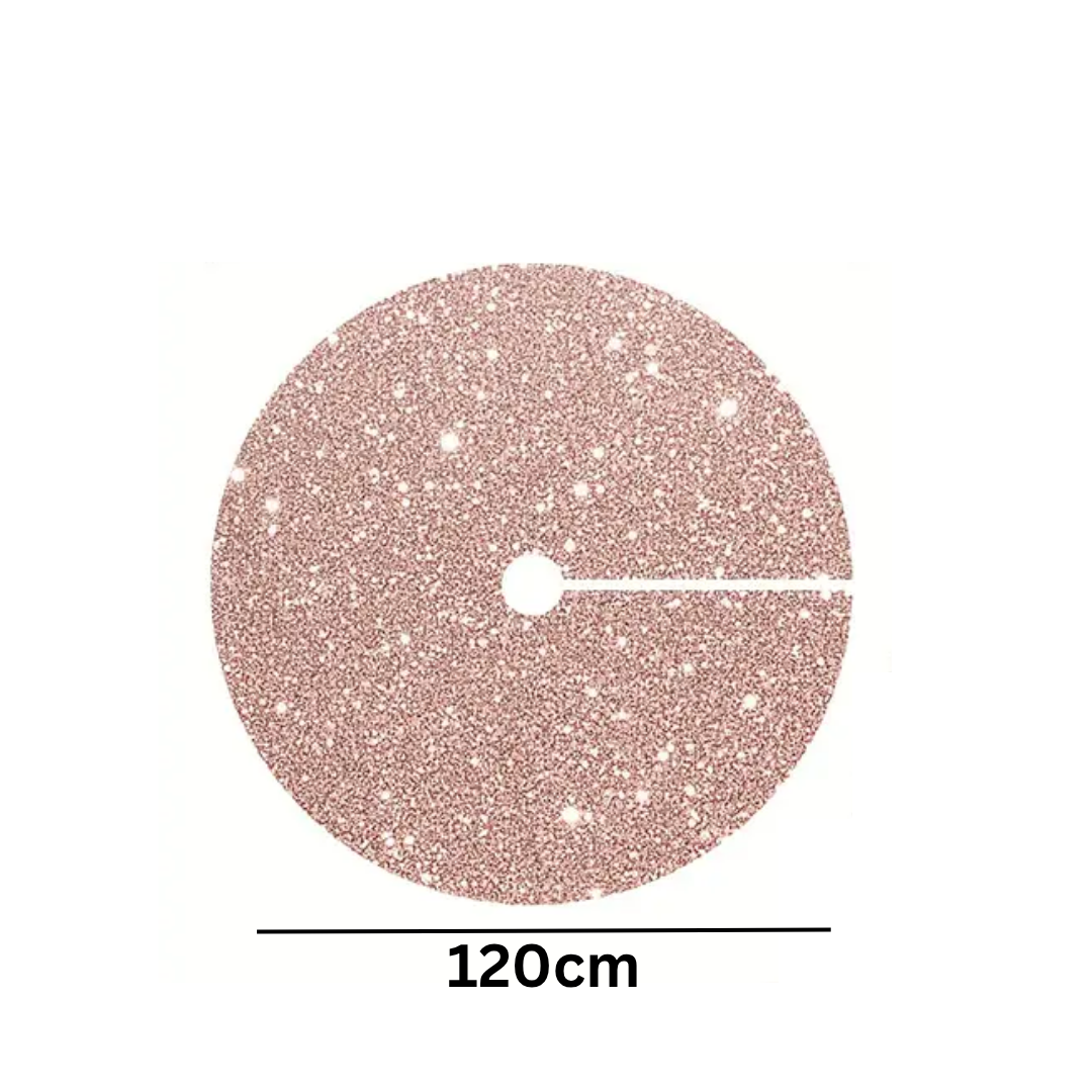 Christmas Tree Skirt - Rose Gold - Image 3