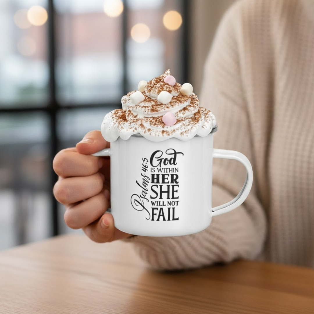 Camp Style Mug - Psalm 46:5 - Image 4
