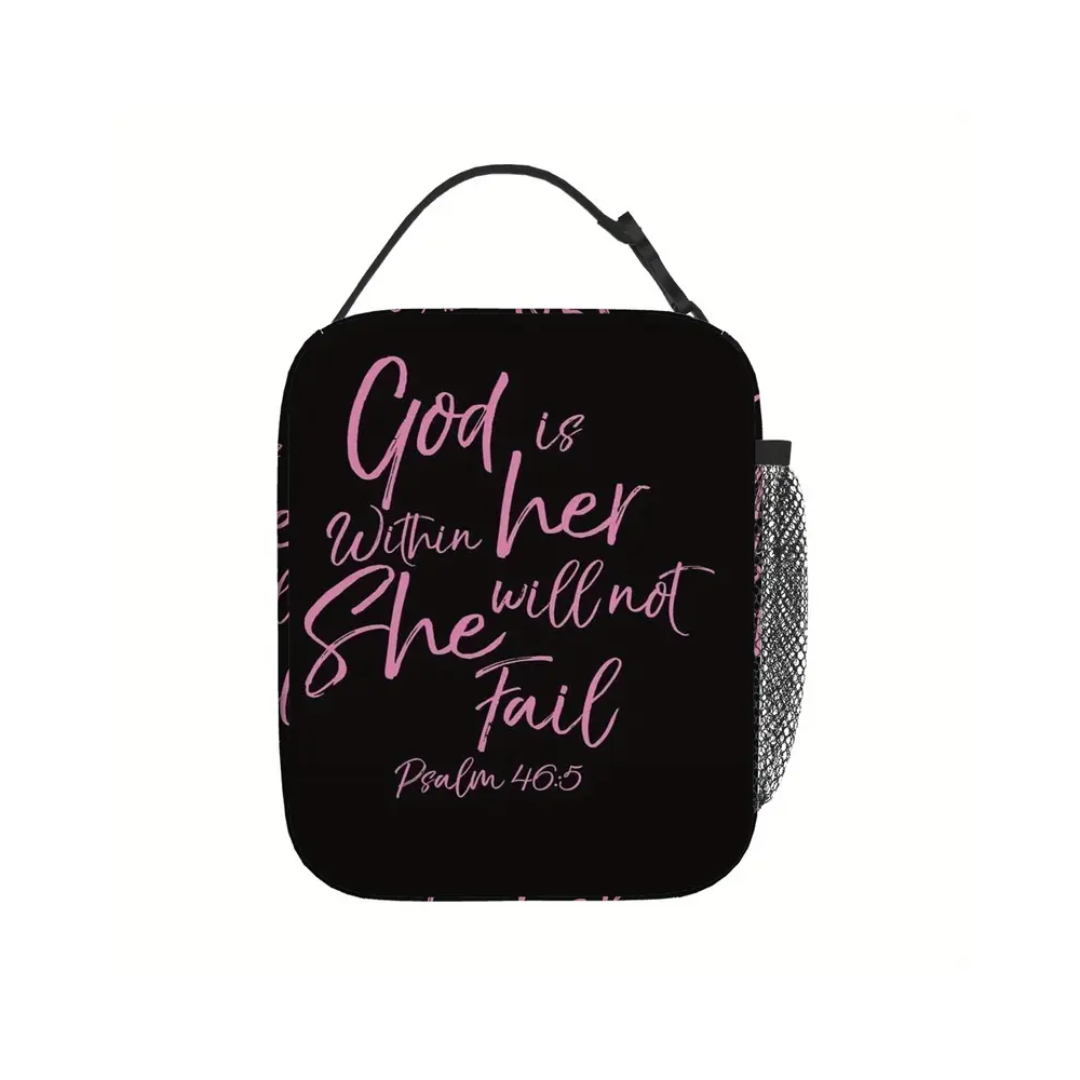 Thermal Tote Bag - Psalm 46:5