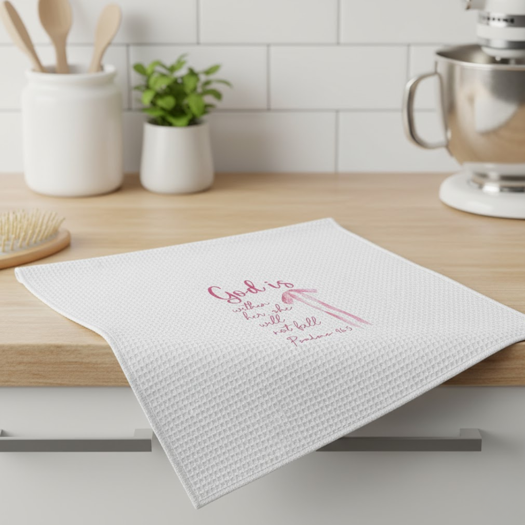 Kitchen Towel - Psalm 46:5 - Image 2